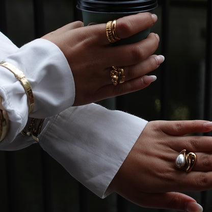 Eloria Ocean Wave Ring